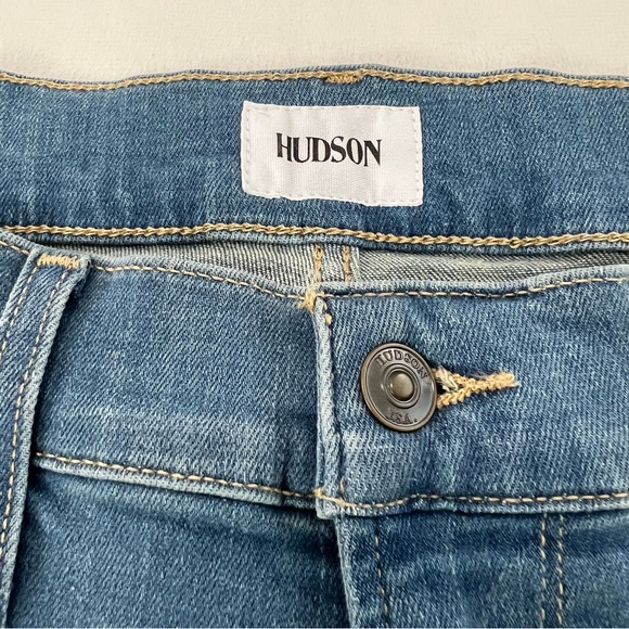 Sz 31 Hudson Blake Slim Straight Jeans Atlas - Picture 15 of 15